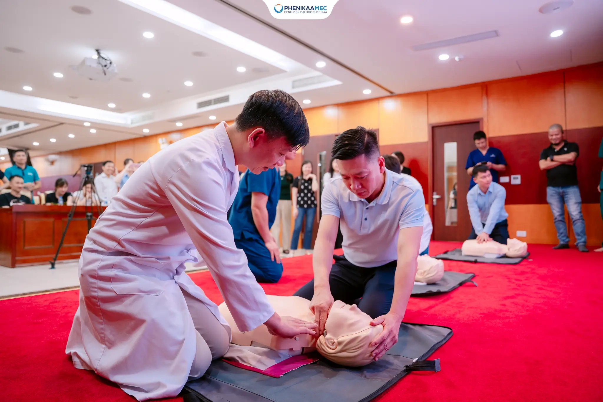  Bệnh viện Đại học Phenikaa đồng hành đào tạo sơ cứu – cấp cứu ngoại viện cho CBNV Tập đoàn PC1